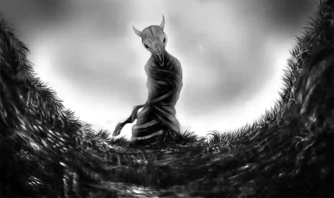 Strange House atmospheric illustration